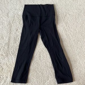 Lululemon align black cropped leggings